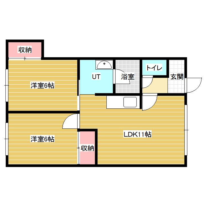 栄ハイツの間取り