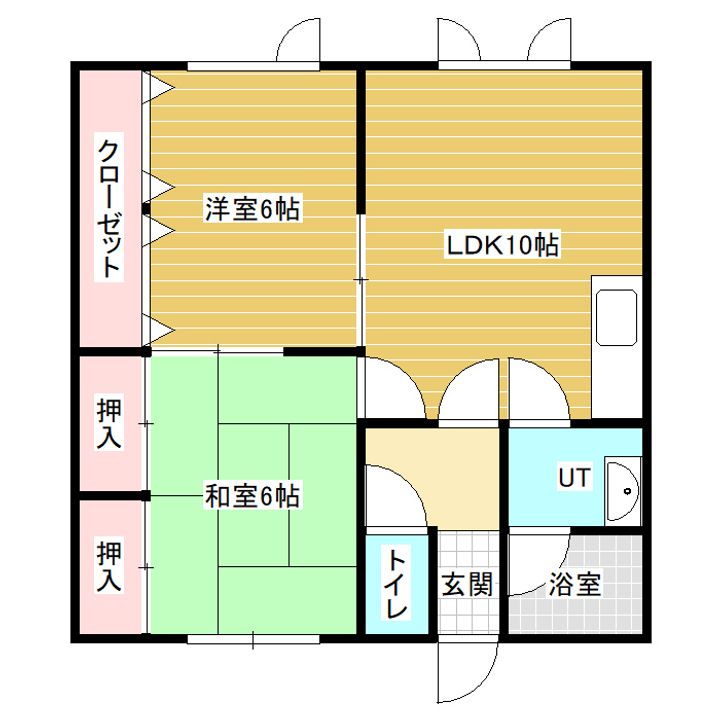 ヒルズ6.12の間取り
