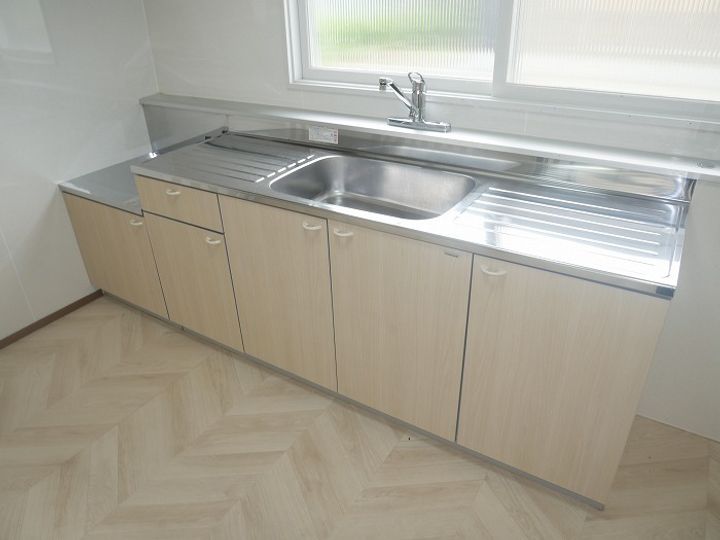 北海道三笠市堤町(一戸建)の賃貸物件のキッチン