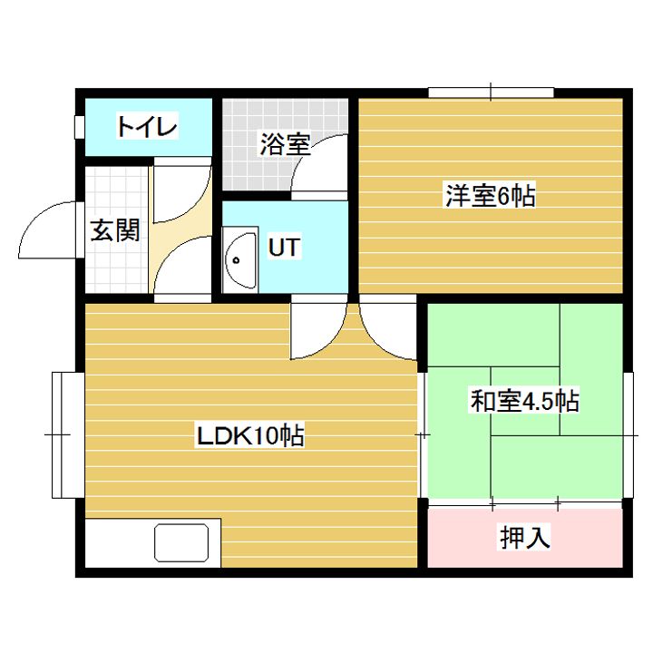 コーポ松風の間取り