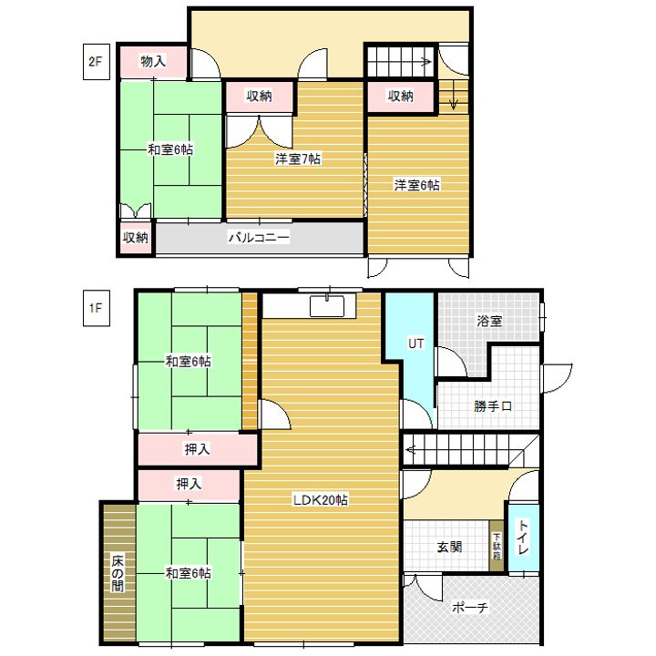 北海道岩見沢市鳩が丘4丁目(一戸建)の賃貸物件の間取り