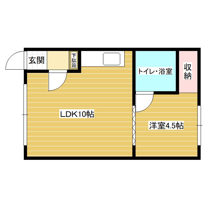 みかみハイツ3の間取り