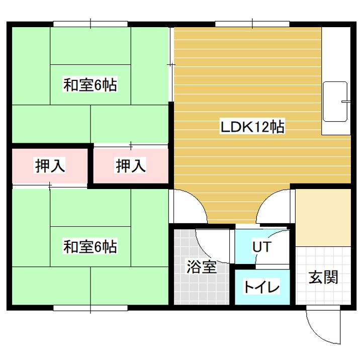 コーポますだの間取り