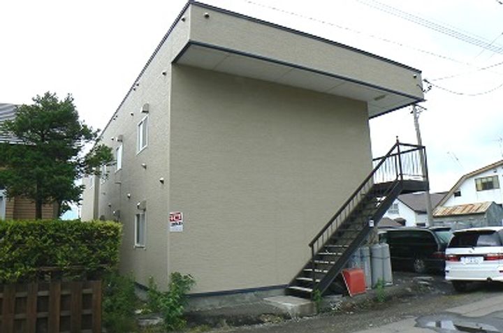 美唄総合ハイツの外観