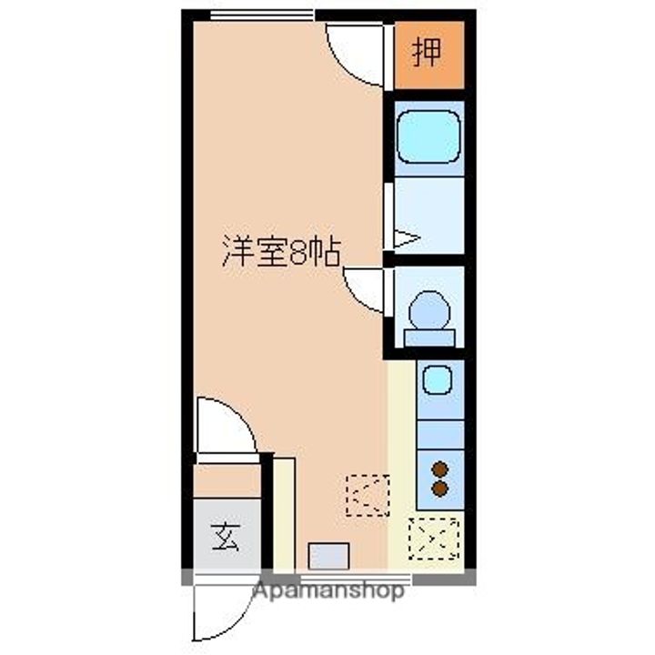 緑町コーポの間取り