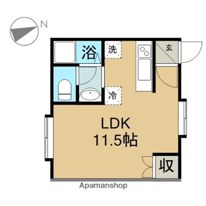 セリーヌⅠ202の間取り