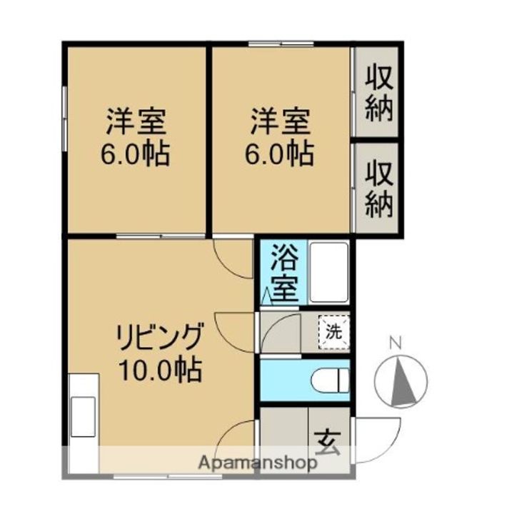 フローラの間取り