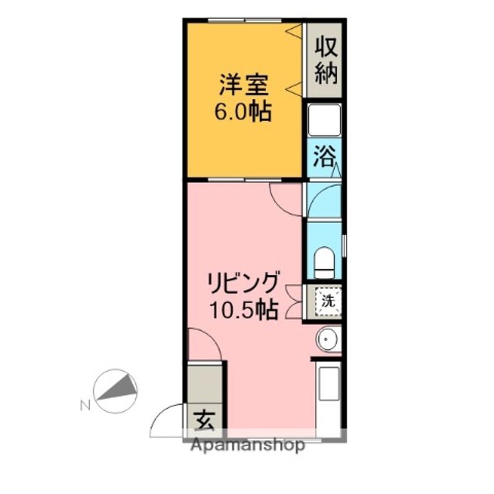 フィール幸町3の間取り