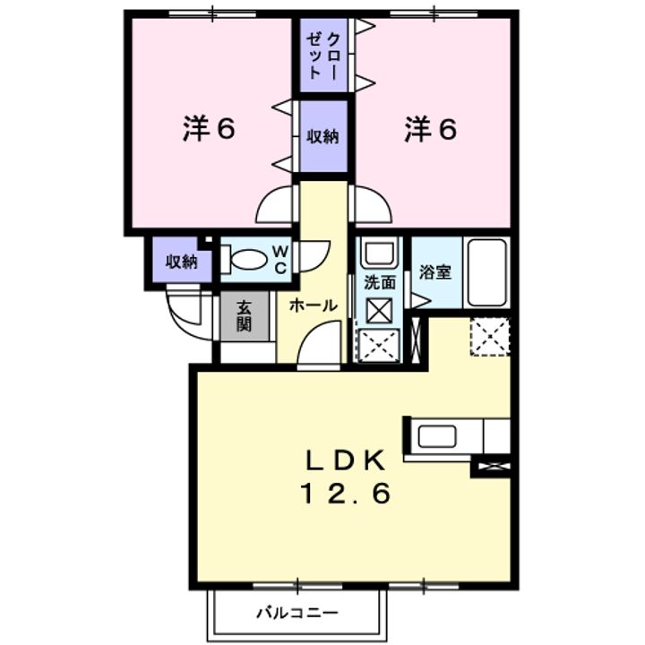 ベルグランデCの間取り