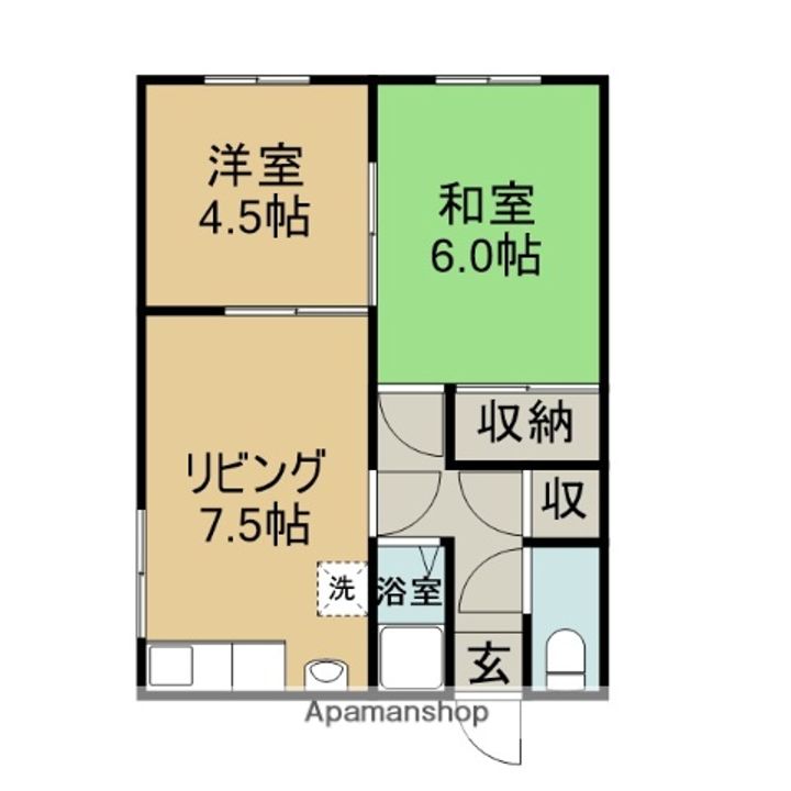 コーポイーストの間取り