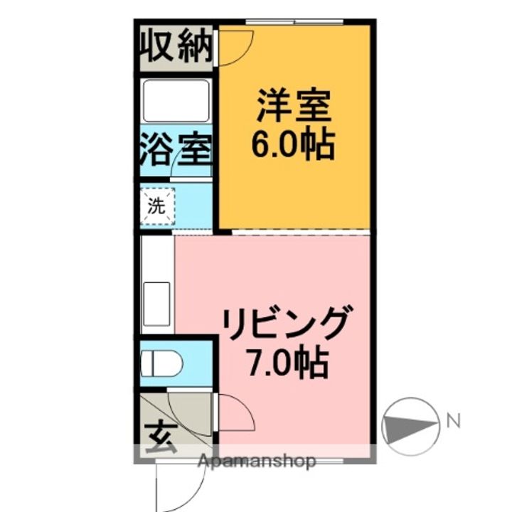 ウエストコーポの間取り