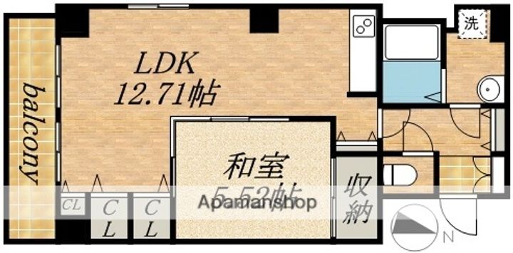 レジデンスカープ札幌の間取り