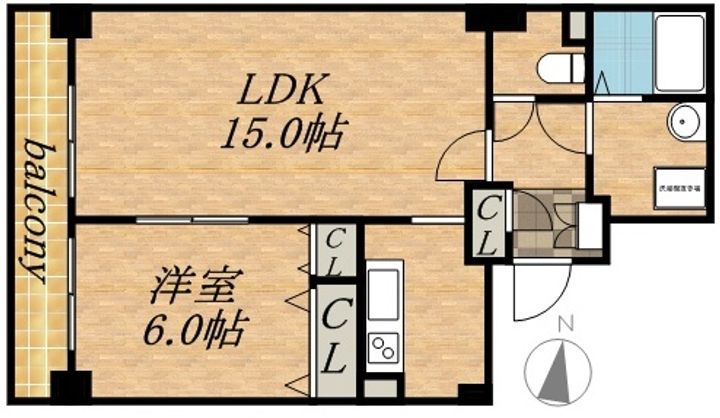 ティアラタワー中島倶楽部(Ⅰ−Ⅳ)の間取り