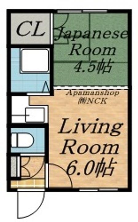 第6ハイツ幸梅3の間取り