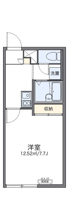 レオパレス藤の間取り