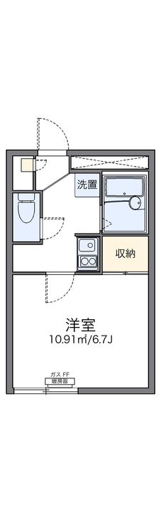 レオパレス南10条の間取り