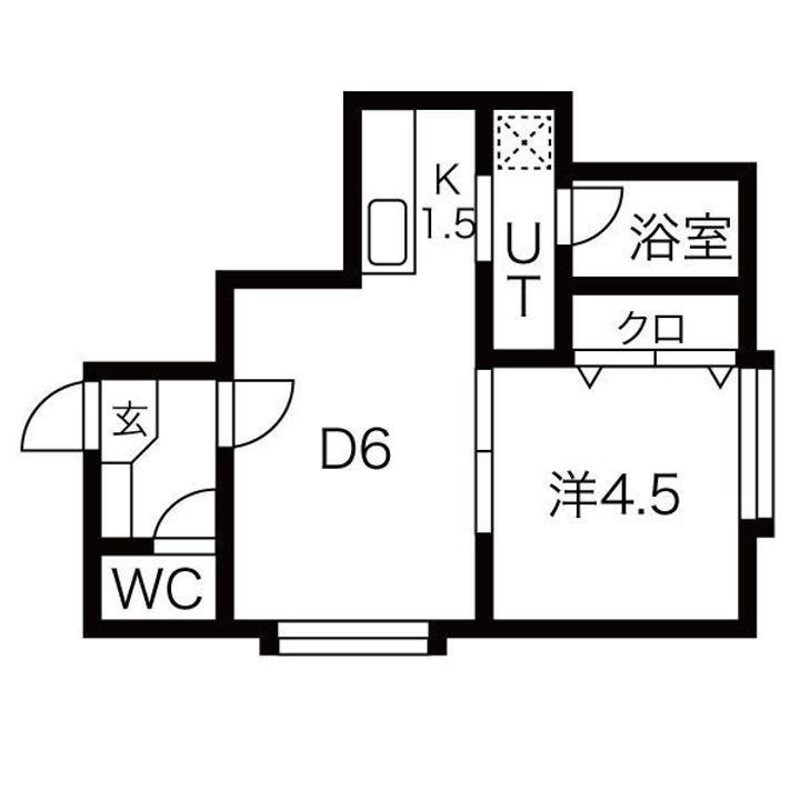 サンフラワー205の間取り