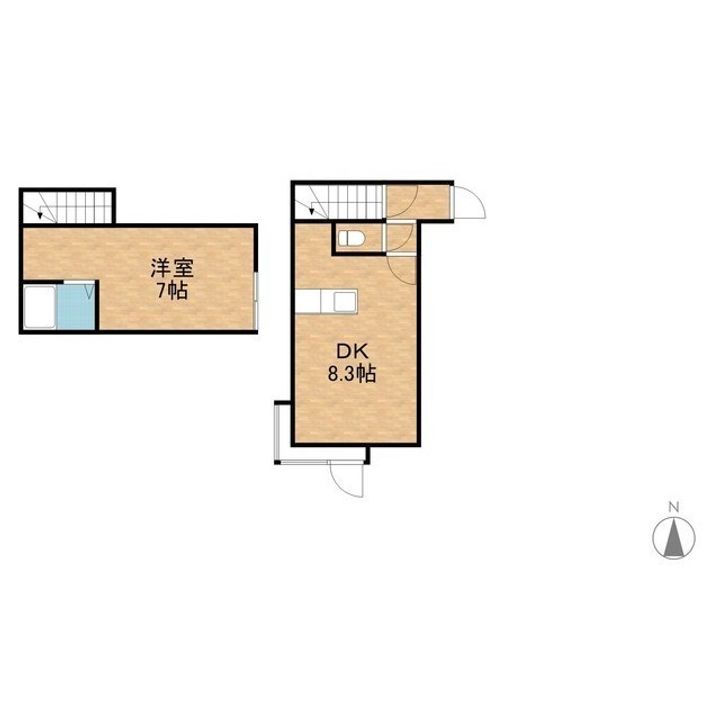 IROHA COCORO(イロハココロ)103の間取り