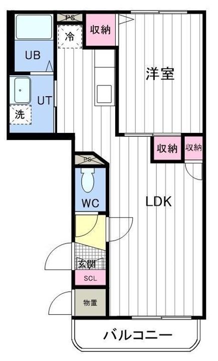 タウンコート山鼻の間取り