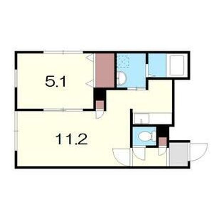 ルミエール宮の森2ー8の間取り