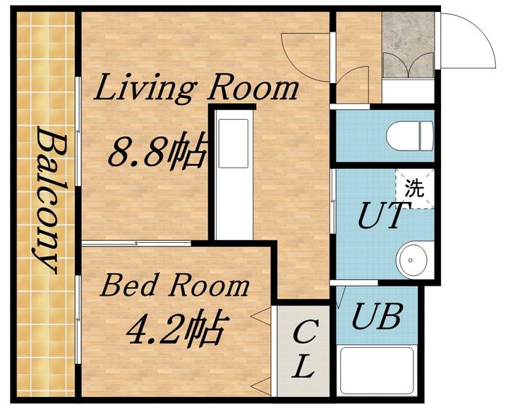 VERT(ベール)西区0301の間取り