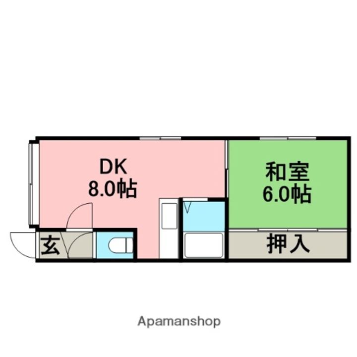 シャトレーイン前田の間取り