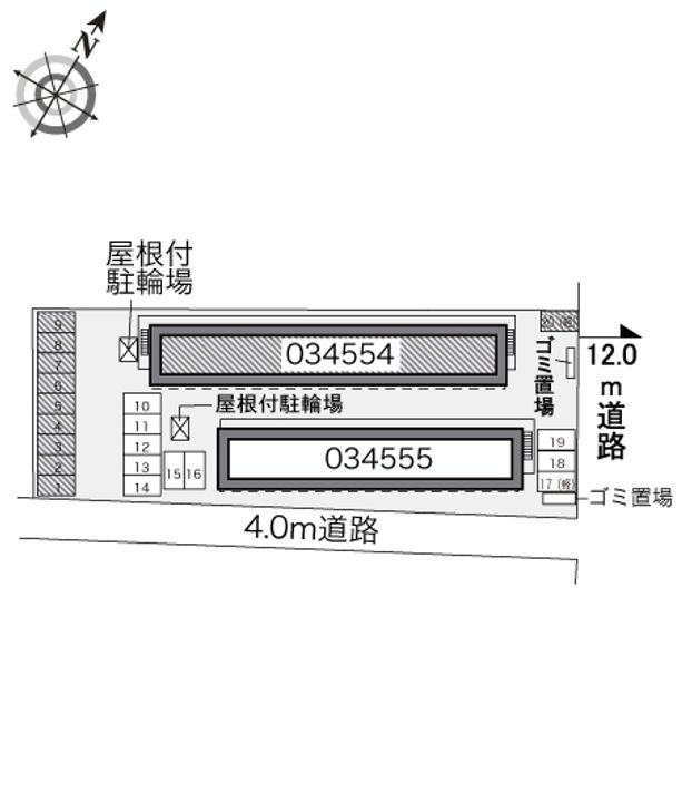 レオパレスロワジール西野A114の内装