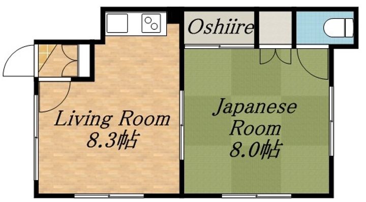 コーポ山本7の間取り
