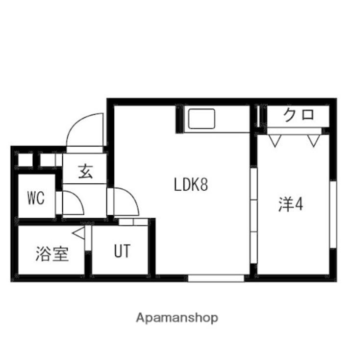 ラフィーネ発寒南の間取り