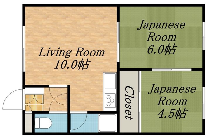 あさひハイツ5の間取り