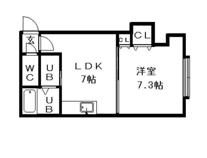 アルファルーセント302の間取り