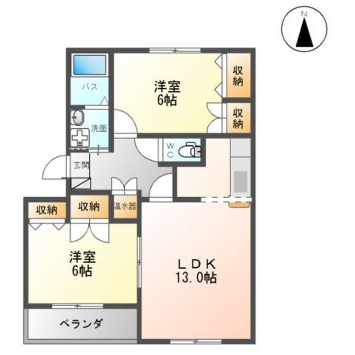 プレザンスM401の間取り