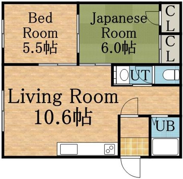 セントラルマンションの間取り