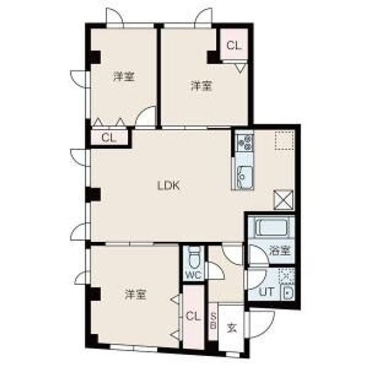 コスモビル203の間取り
