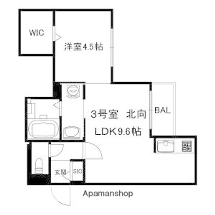 セラヴィ.SEの間取り