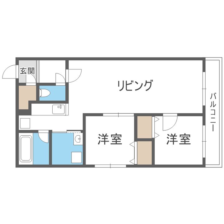 BRIGHTON COURT N20(ブライトンコートN20)の間取り