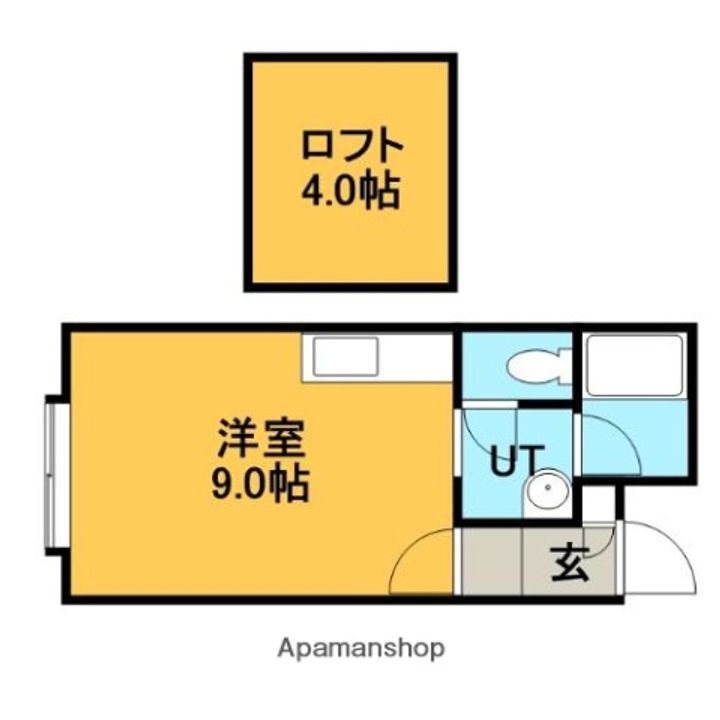 マイハウス前田Ⅲ207の間取り