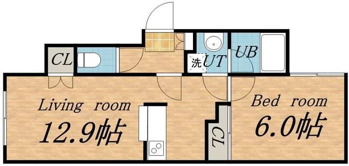 北海道札幌市西区宮の沢二条1丁目の賃貸マンションの間取り
