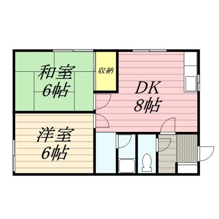 コーポスワンの間取り