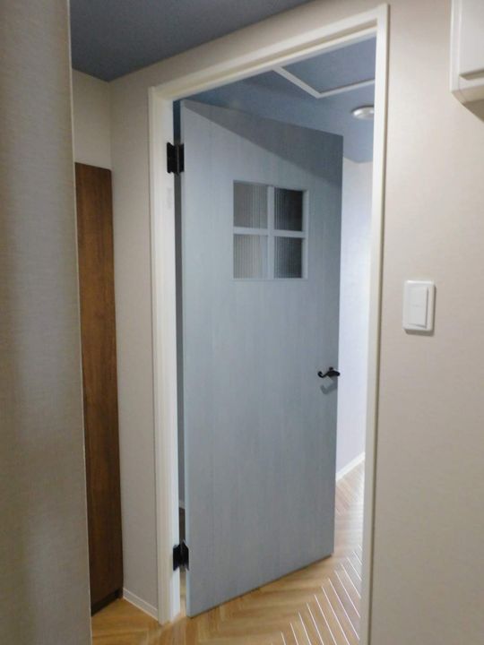 サクラソレイユ手稲の玄関