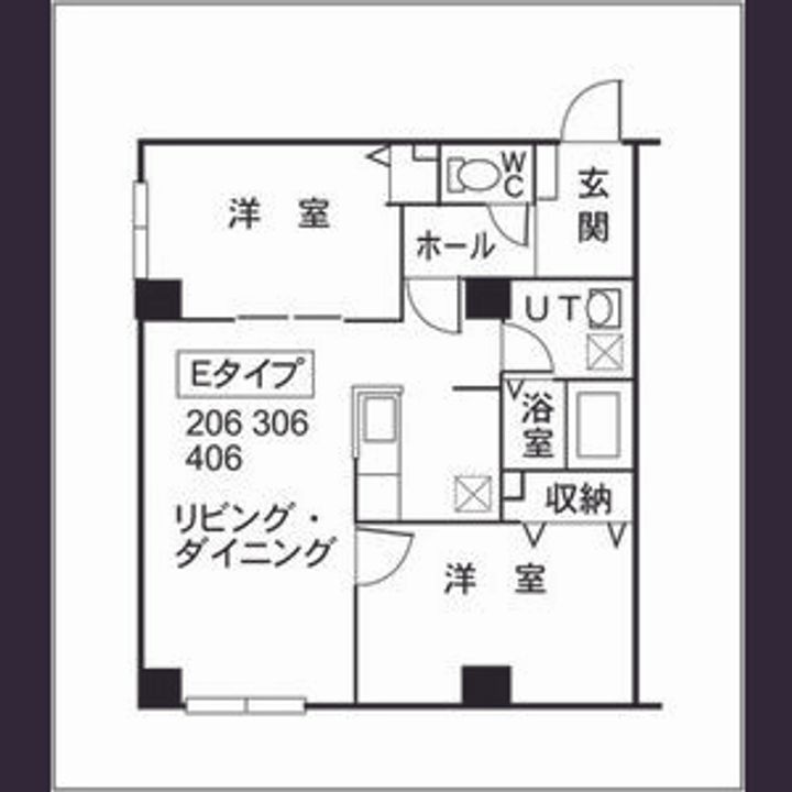サイレンス八軒アネックスの間取り
