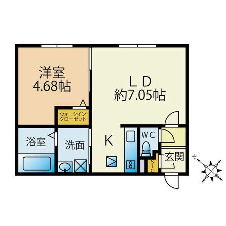 プレドニア琴似の間取り