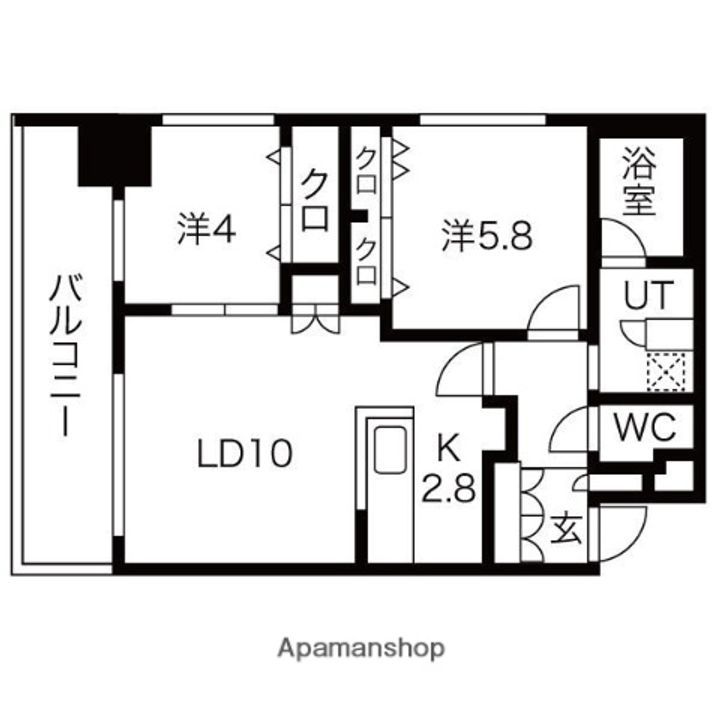 MJSQUARE KOTONI908の間取り