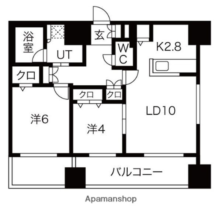 MJSQUARE KOTONI901の間取り