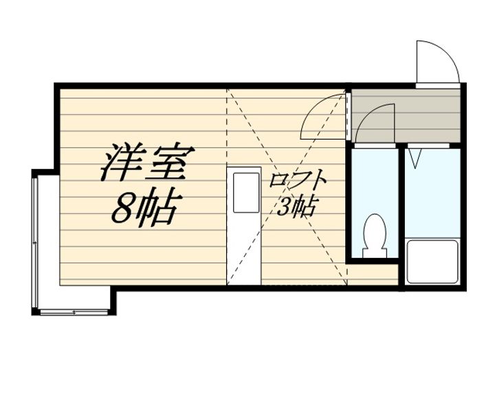 ライフステージ北大西205の間取り