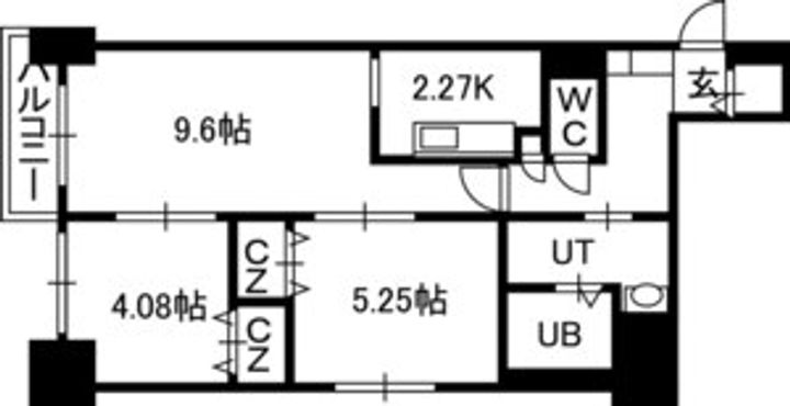 PRIME URBAN札幌医大前00901の間取り