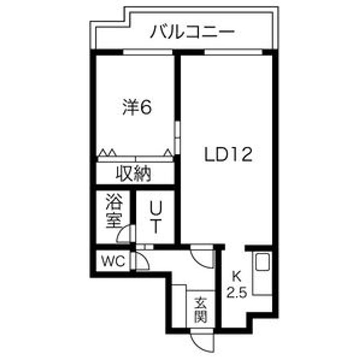 ダイアナ南山鼻ヒルズⅡB403の間取り