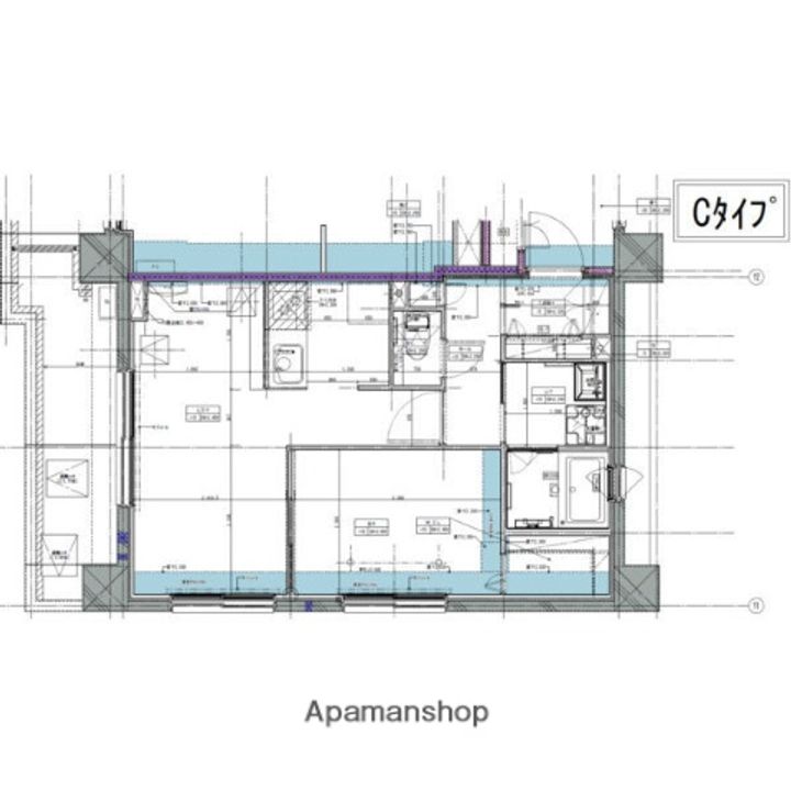 北海道札幌市中央区大通西27丁目の賃貸マンションの間取り