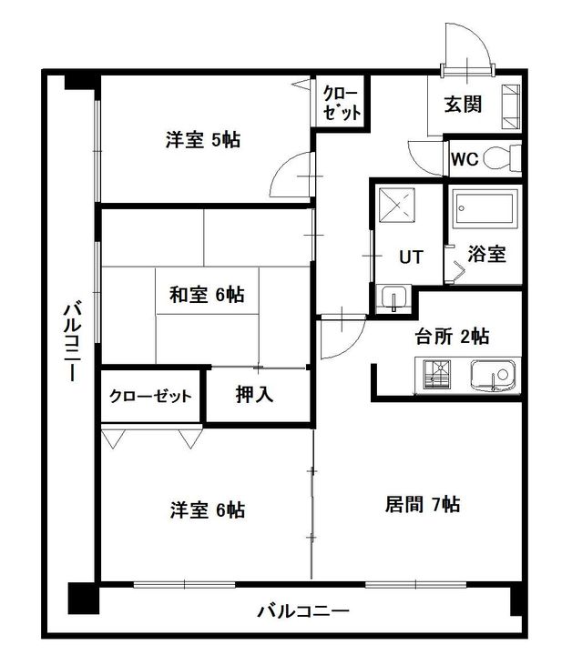 ノルテ6条通0703の間取り