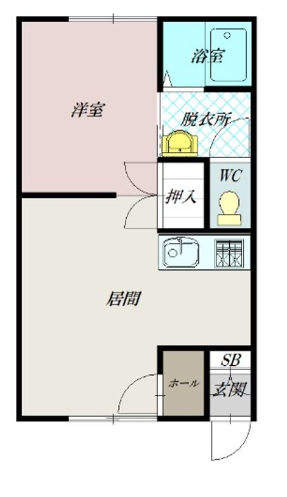セピア5.1の間取り